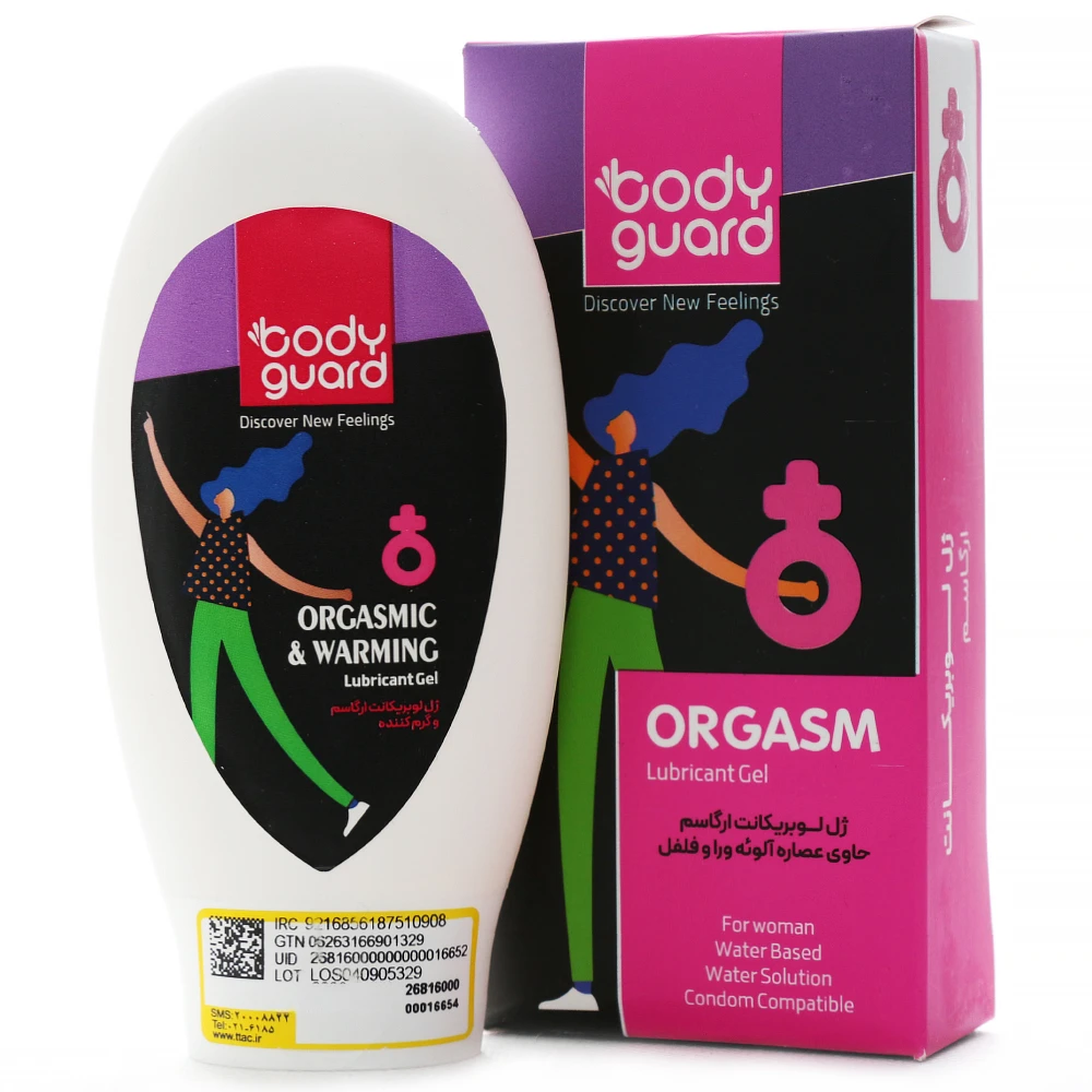 ژل لوبریکانت اورگاسم بادی گارد (3) ژل لوبریکانت اورگاسم بادی گارد