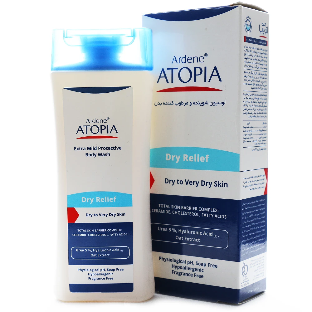لوسیون شوینده و مرطوب کننده بدن درای ریلیف آردن آتوپیا (1) شوینده و مرطوب کننده بدن درای ریلیف آردن آتوپیا